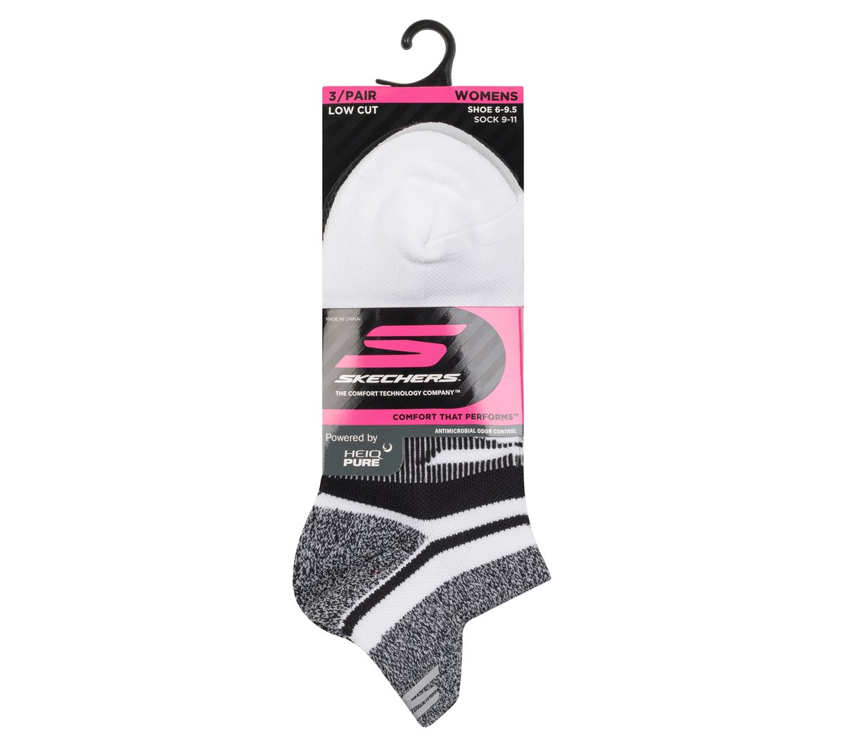 Skechers Latest - 3 Pack Women's Performance Low Cut Running Heel Tab Socks
