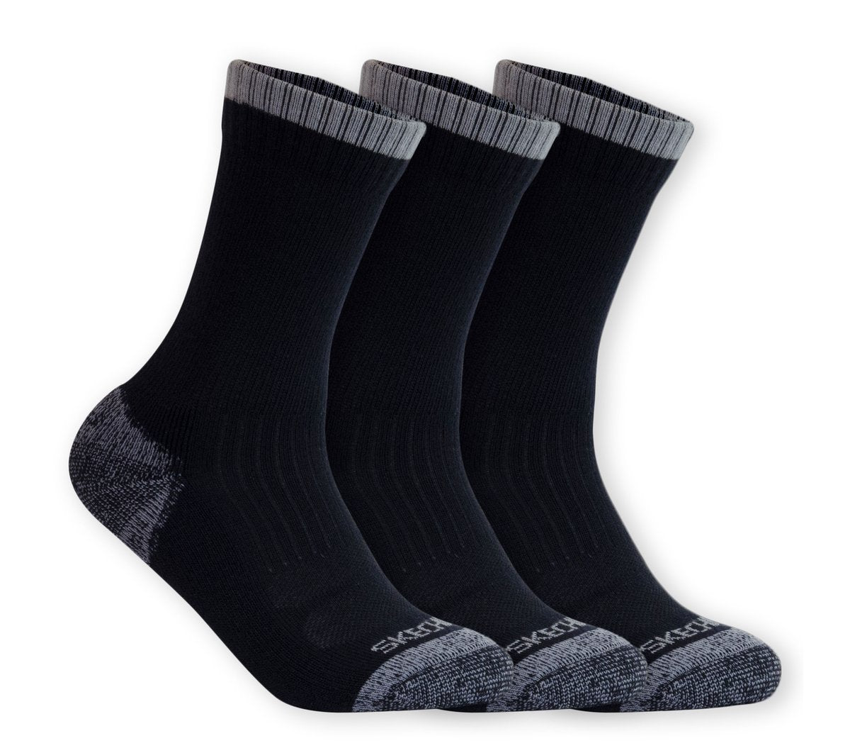 Skechers Essential - 3 Pack Half Terry Work Crew Socks