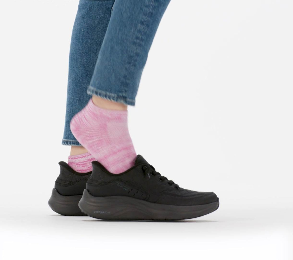 Skechers Classic - Skechers Slip-ins Work Slip-Resistant: Contour Foam - Cozy Fit