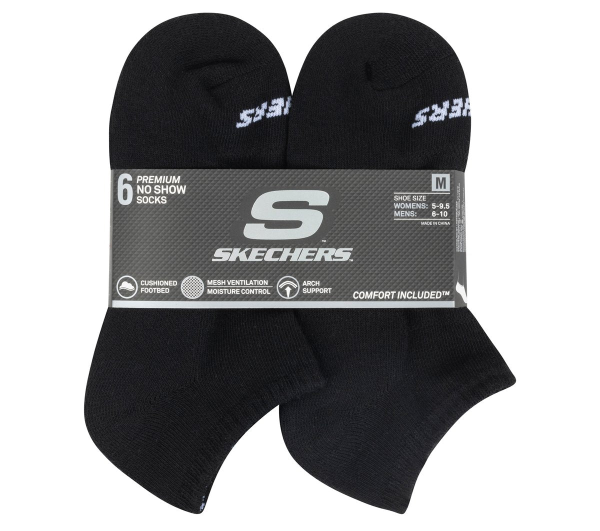 Skechers Best Seller - 6 Pack Core Low Cut Medium Socks