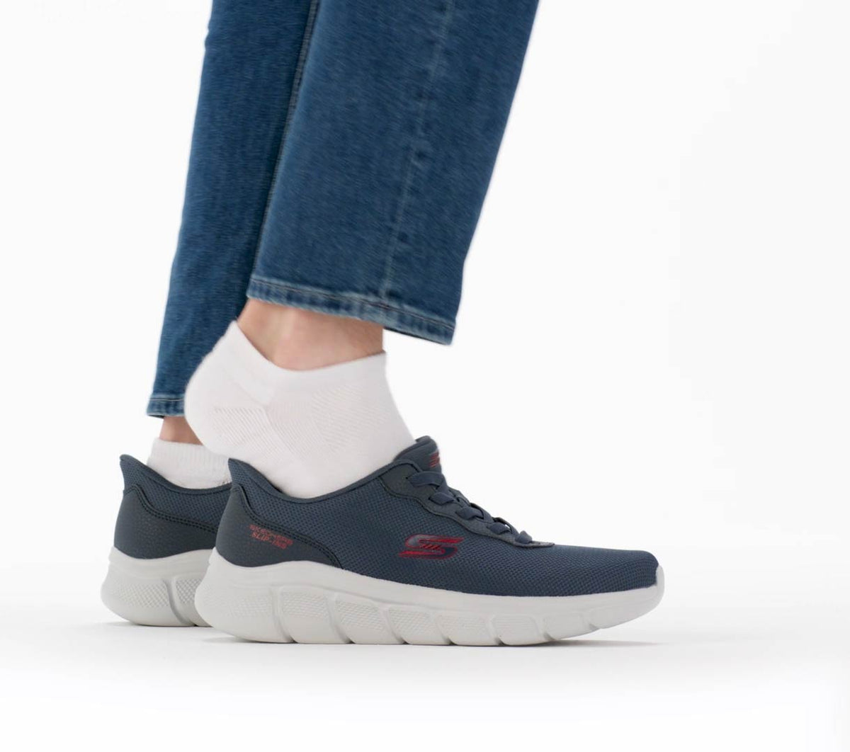Skechers Discount - Skechers Slip-ins: BOBS Sport B Flex - Glacial Edge