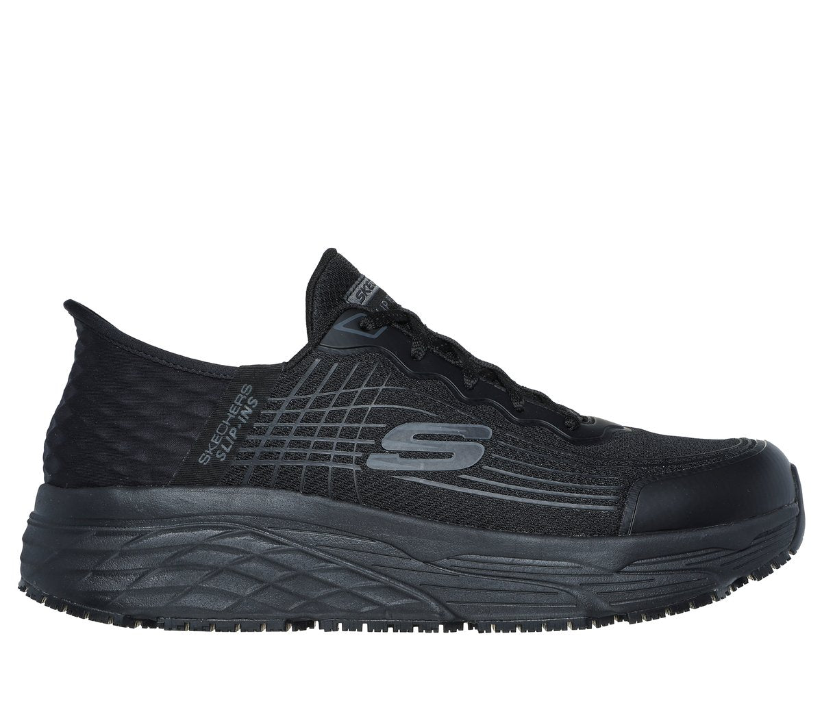 Skechers Trending - Skechers Slip-ins Work Slip-Resistant Relaxed Fit: Max Cushioning Elite - Remmal