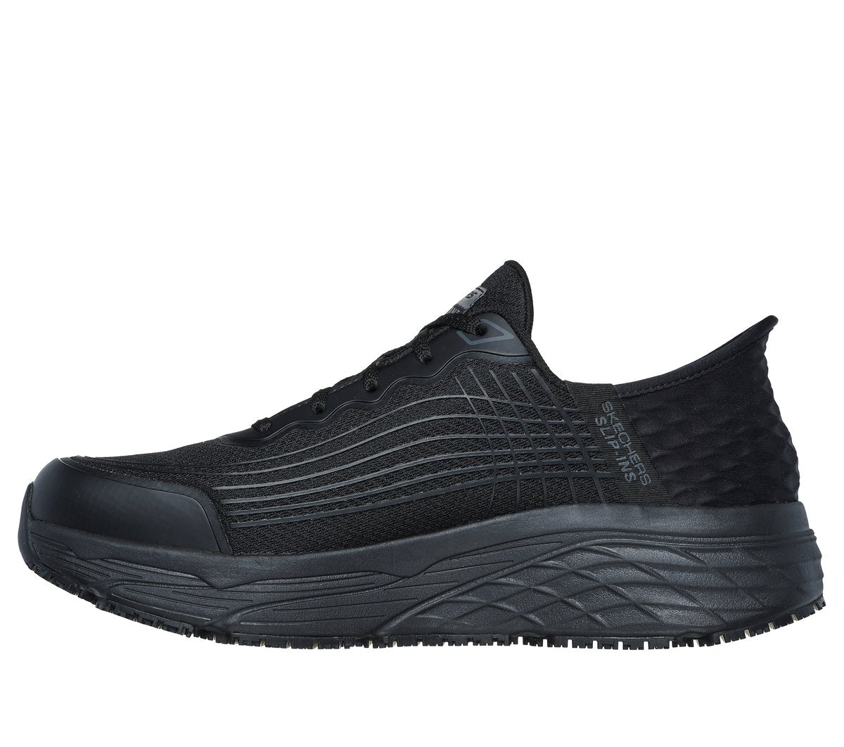 Skechers Trending - Skechers Slip-ins Work Slip-Resistant Relaxed Fit: Max Cushioning Elite - Remmal