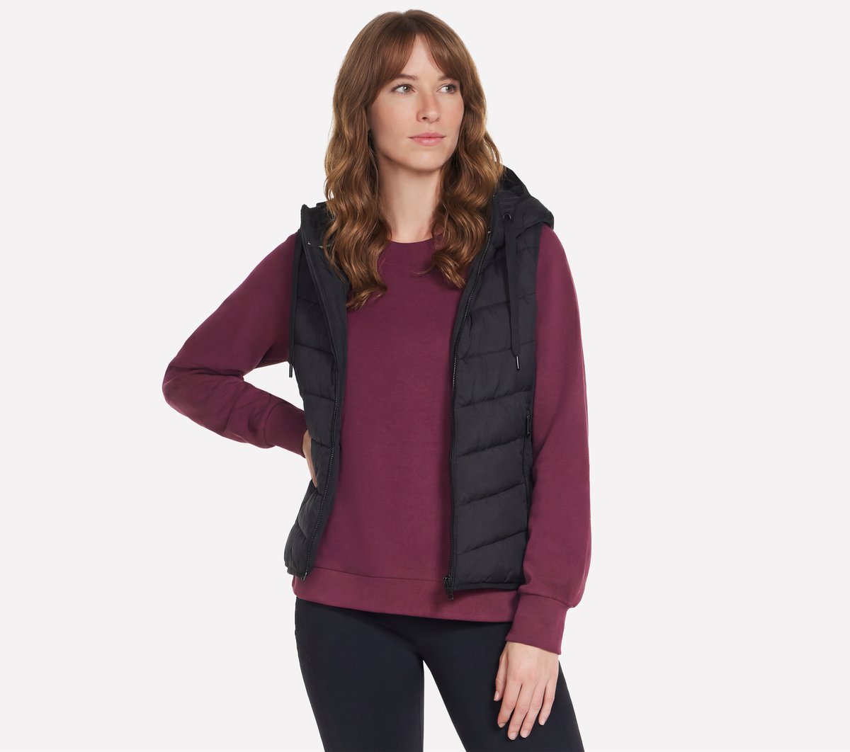 Skechers Customer Favorite - Performance Elite Cozy Fit Hooded Vest