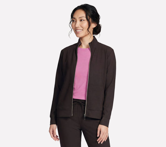 Skechers Hot Sale - GO Luxe Rib Everyday Full Zip Jacket