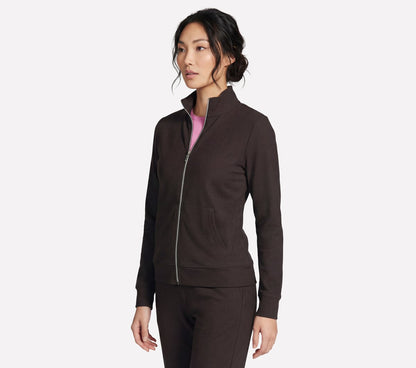 Skechers Hot Sale - GO Luxe Rib Everyday Full Zip Jacket