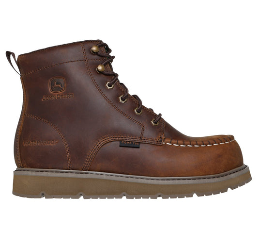Skechers Deals - John Deere Waterproof: Flex-Wedge Ranger - Wild Yew
