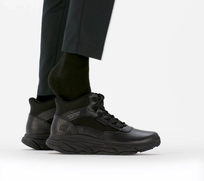 Skechers Discount - Skechers Slip-in Work Waterproof Slip-Resistant: D'Lux Journey - Redron