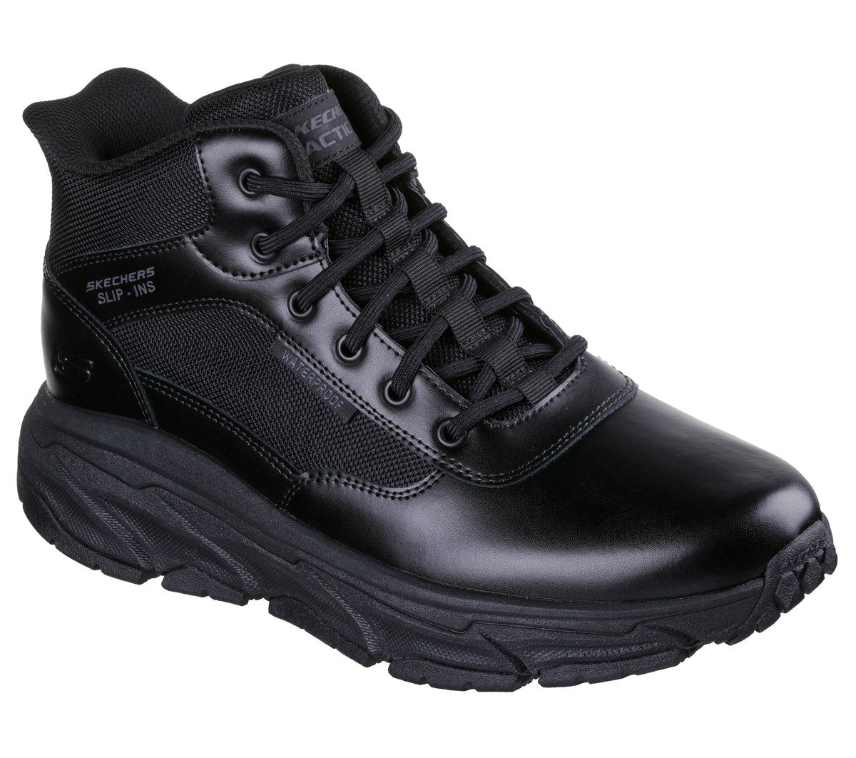 Skechers Discount - Skechers Slip-in Work Waterproof Slip-Resistant: D'Lux Journey - Redron