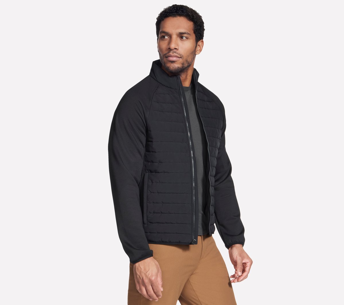 Skechers New - The Hoodless Hoodie Hybrid Jacket