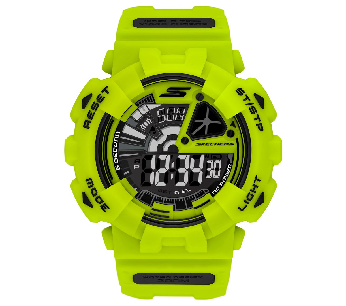 Skechers Classic - Digital Neon Green Watch