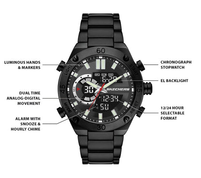 Skechers Exclusive - Skechers Analog Chrono Watch