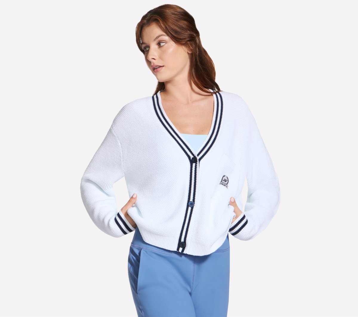 Skechers New - Court Classic Cardigan Sweater