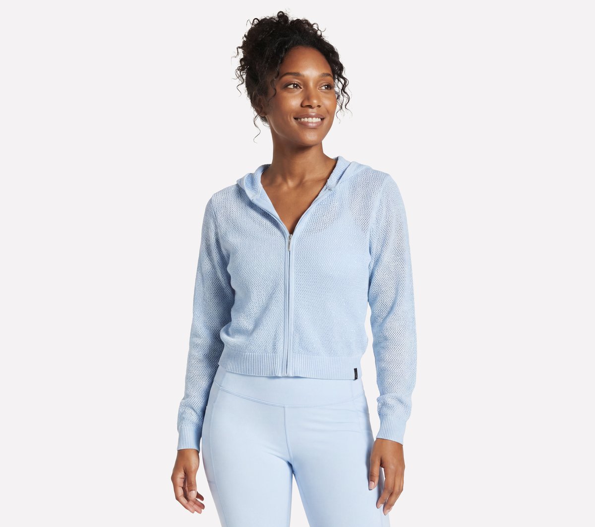 Skechers Trusted - Shine Hooded Full Zip Jacket
