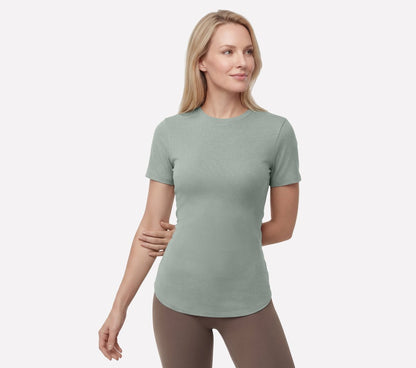 Skechers Discount - GO WALK Luxe Rib Tunic Tee