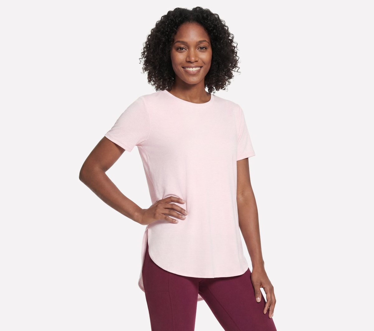 Skechers Recommended - GO DRI Swift Stripe Tunic Tee