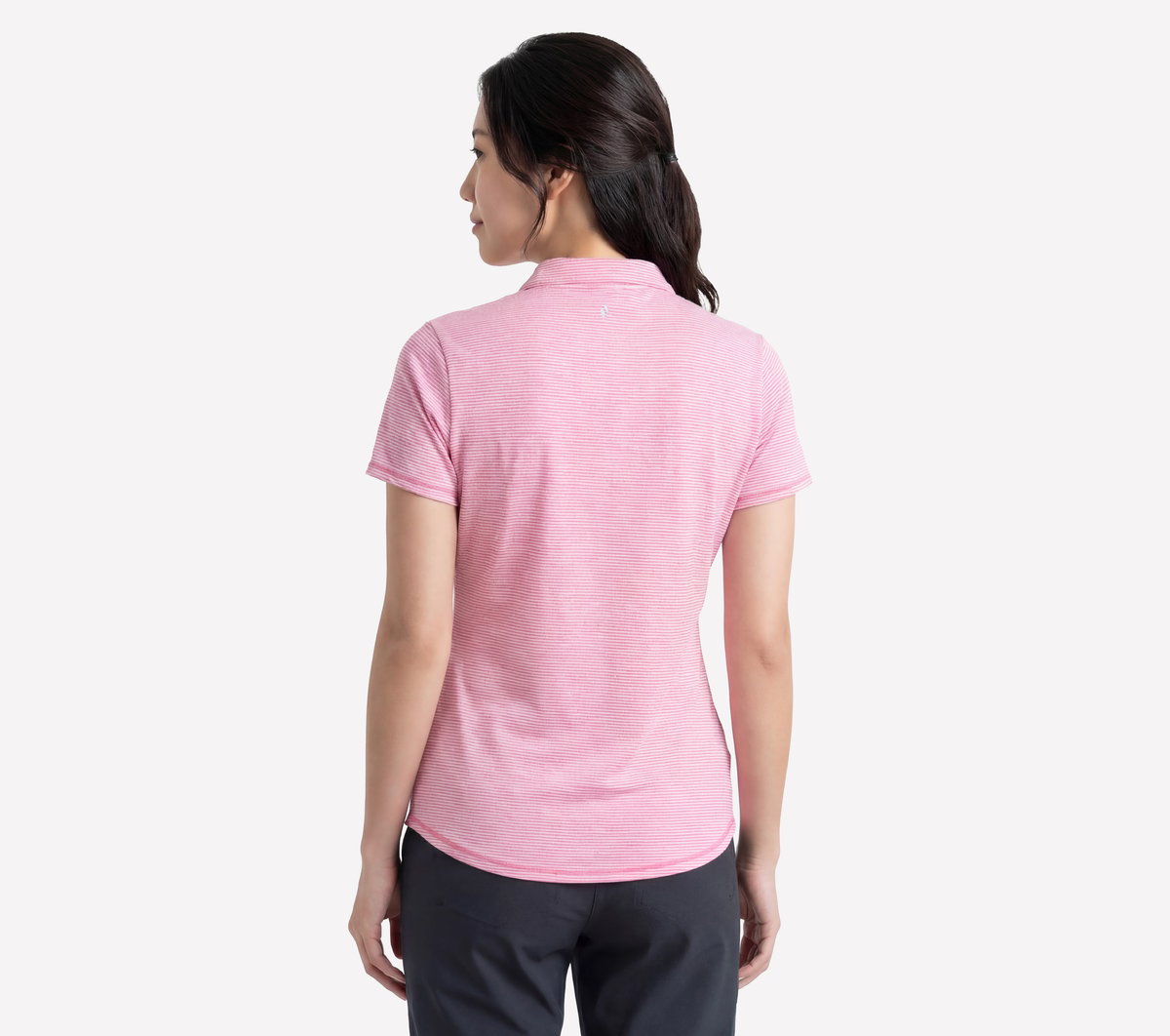 Skechers Smart Buy - Short Sleeve On The Green Striped Polo