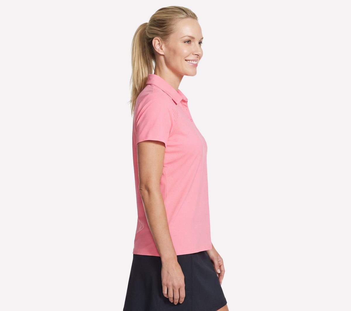 Skechers Premium - GO GOLF Short Sleeve Birdie Zip Front Polo