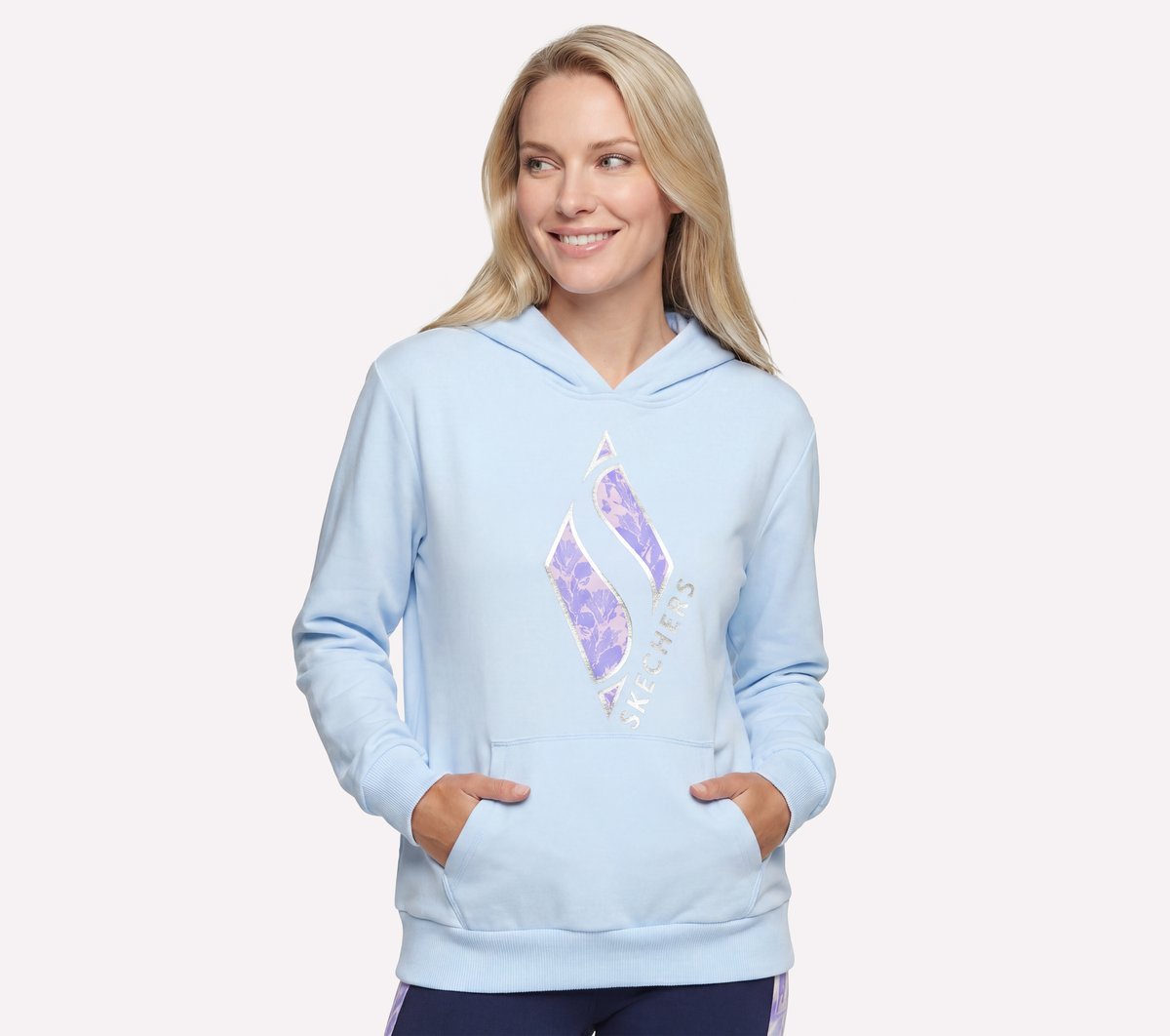 Skechers Essential - Floral Diamond Pullover Hoodie