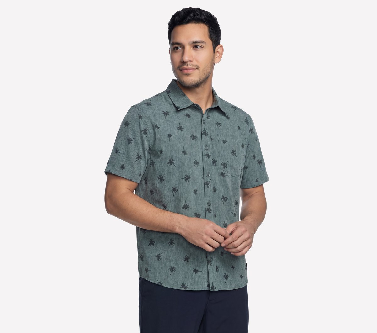 Skechers Latest - The GO WALK Air Printed Short Sleeve Shirt