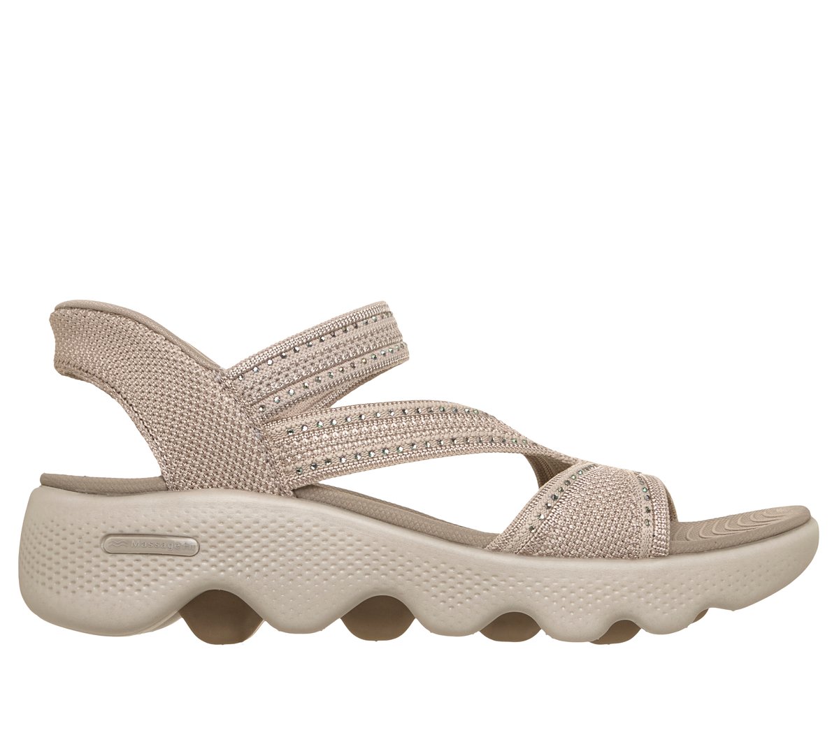 Skechers Featured - Skechers Slip-ins: GO WALK Massage Fit Sandal - Elise
