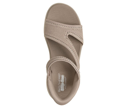 Skechers Featured - Skechers Slip-ins: GO WALK Massage Fit Sandal - Elise