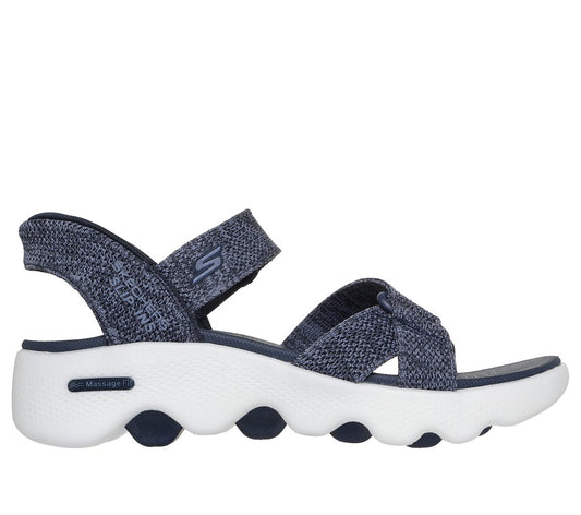 Skechers Classic - Skechers Slip-ins: GO WALK Massage Fit Sandal - Heather