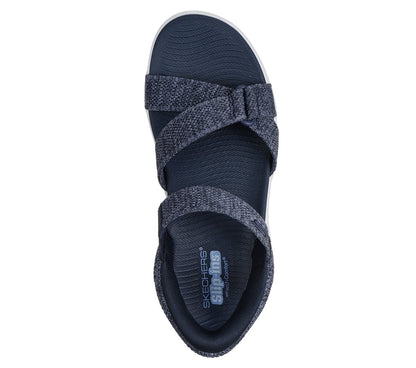 Skechers Classic - Skechers Slip-ins: GO WALK Massage Fit Sandal - Heather