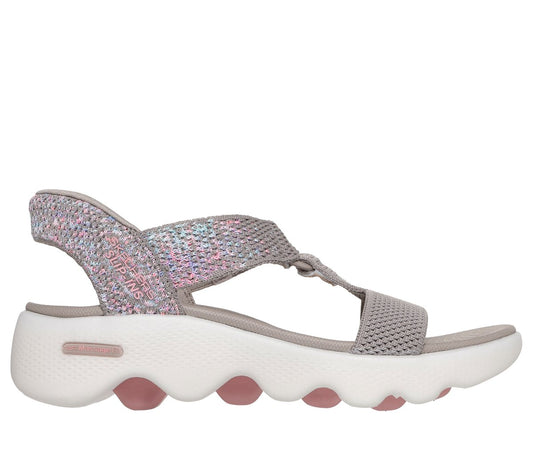 Skechers Smart Buy - Skechers Slip-ins: GO WALK Massage Fit Sandal - Confetti Sky