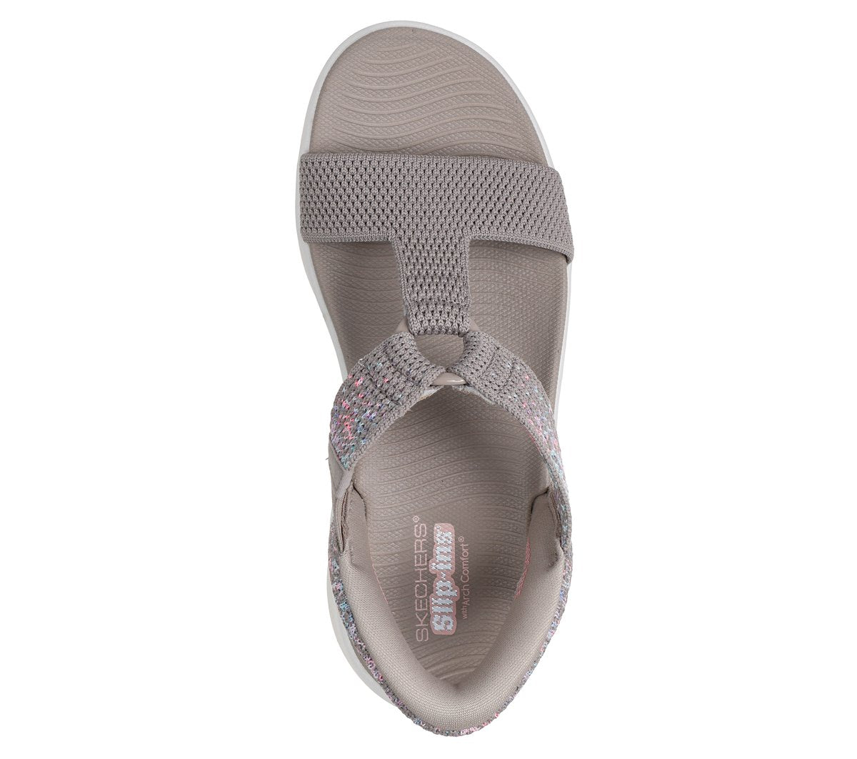 Skechers Smart Buy - Skechers Slip-ins: GO WALK Massage Fit Sandal - Confetti Sky