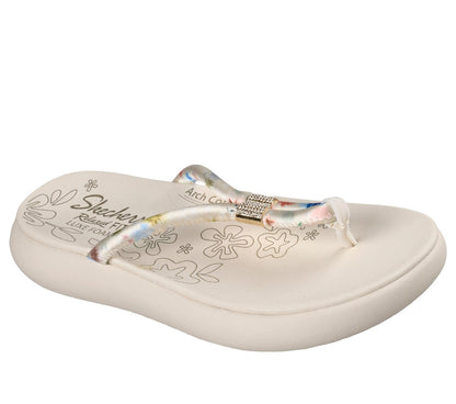 Skechers Discount - Slide-Ups Relaxed Fit: Asana Luxe - Vibrant Beauty