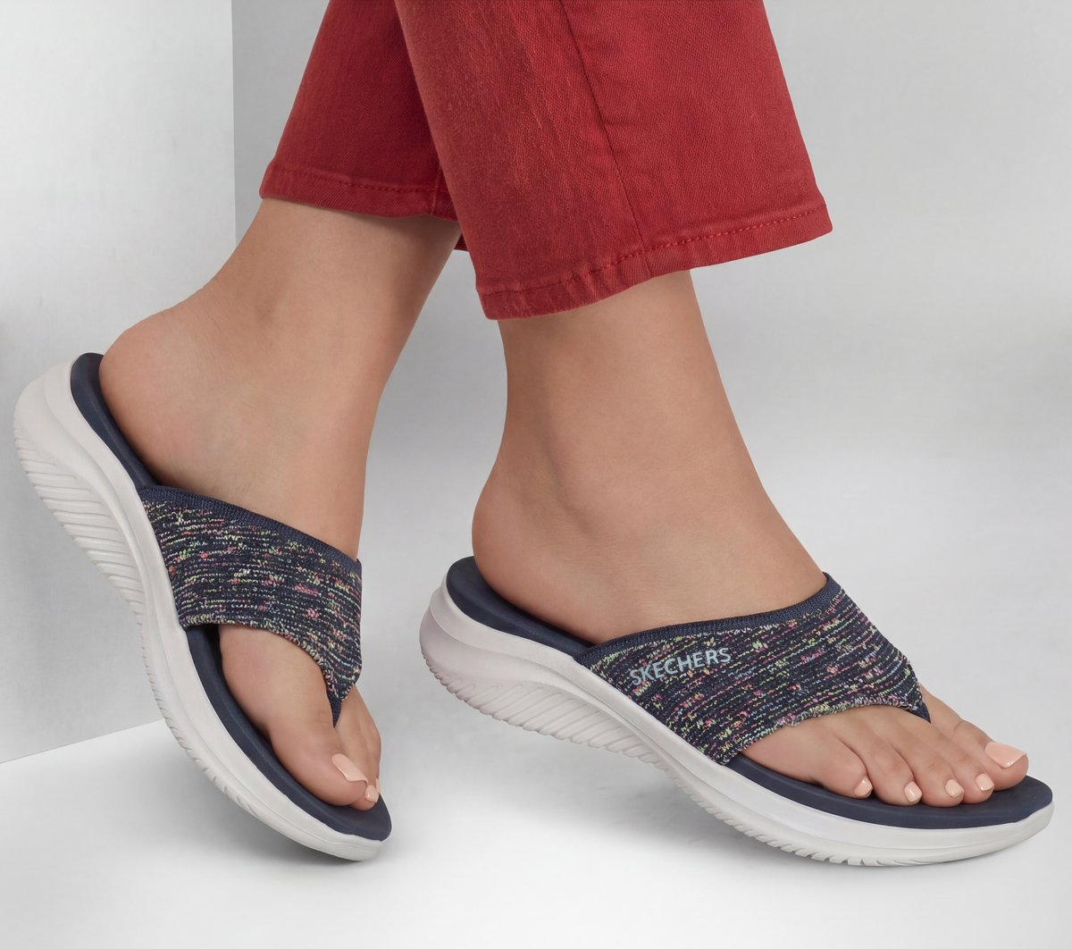 Skechers Popular - Ultra Flex 3.0 Sandal - Confetti Dreams