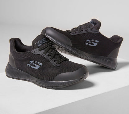 Skechers Trusted - Work Slip-Resistant Relaxed Fit: Squad