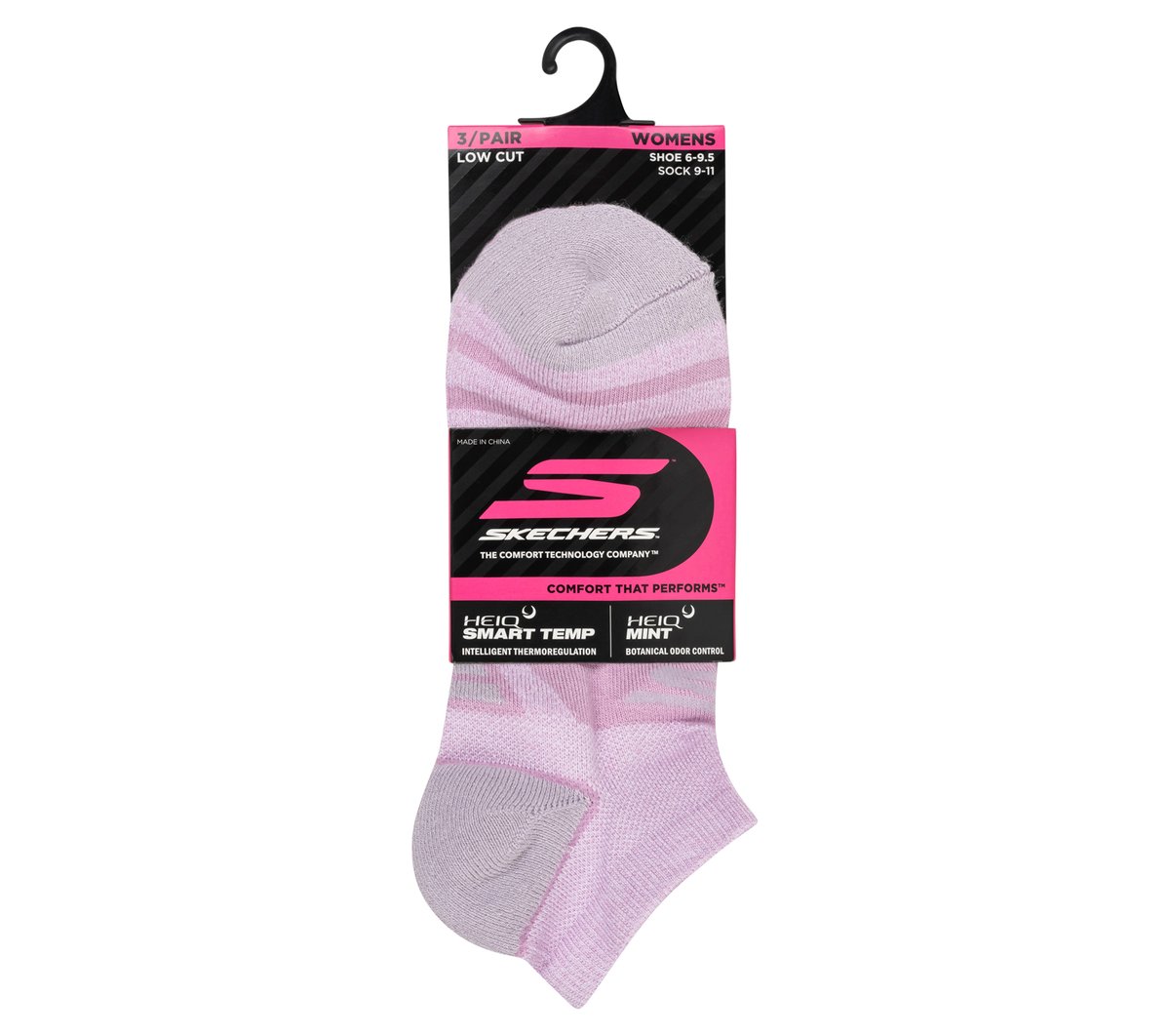 Skechers Special Offer - 3 Pack Women's Performance Low Cut Running Socks