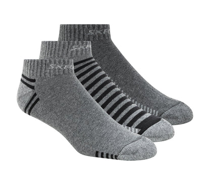Skechers Sale - 3 Pack Low Cut Terry Trainer Work Socks