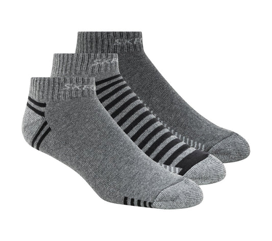 Skechers Sale - 3 Pack Low Cut Terry Trainer Work Socks