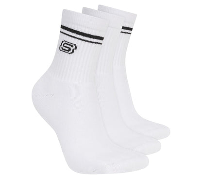 Skechers Recommended - 3 Pack Women's Low Crew Varsity Socks