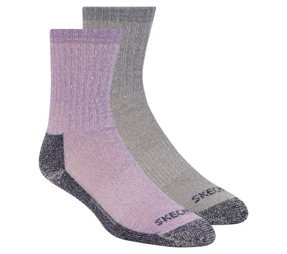 Skechers Discount - 2 Pack Women's Crew Wool Socks