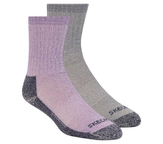 Skechers Discount - 2 Pack Women's Crew Wool Socks