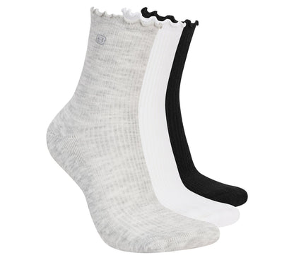 Skechers Hot Sale - 3 Pack Women's Ankle Lettuce Socks