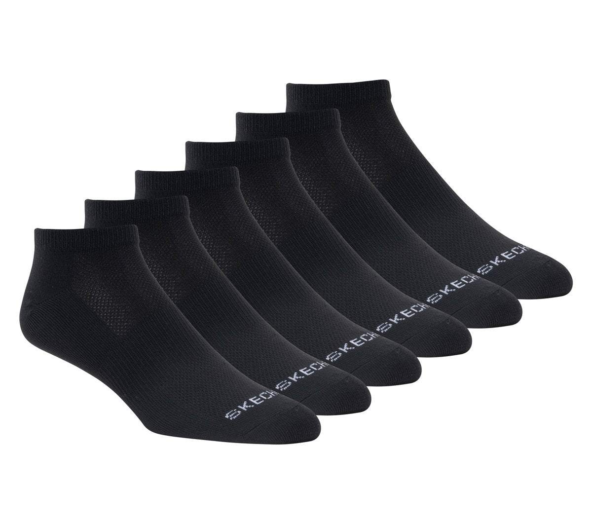 Skechers Value - 6 Pack Women's Low Cut Sport Stripe Socks