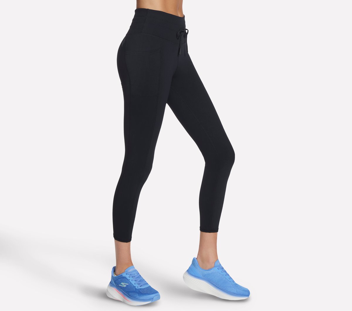 Skechers Essential - GO WALK Rib Mix High Waisted 7/8 Legging