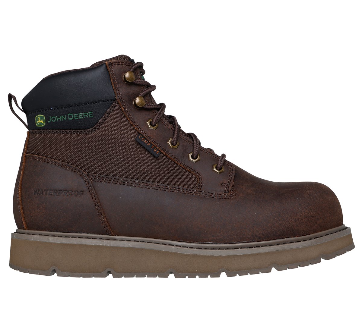 Skechers Deals - John Deere Waterproof: Flex-Wedge Ranger - Hollow Rapids