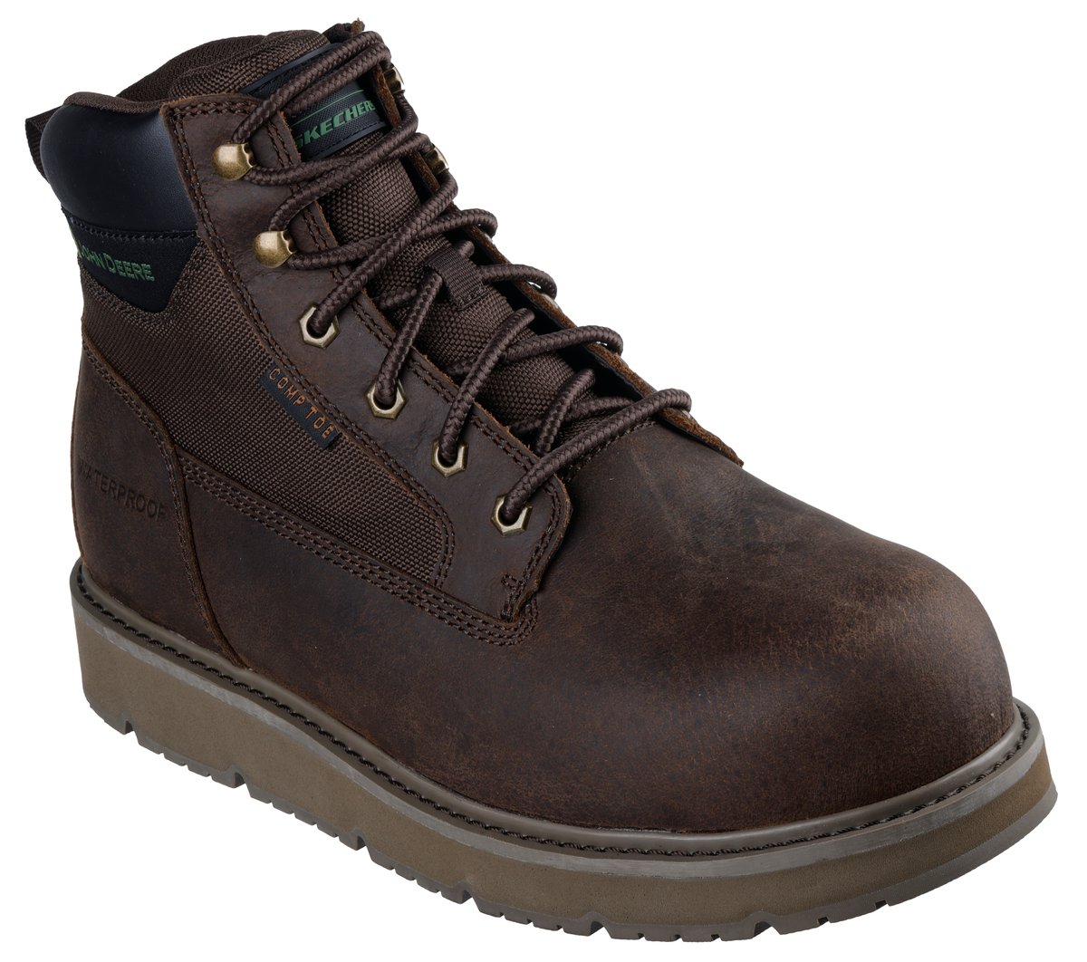 Skechers Deals - John Deere Waterproof: Flex-Wedge Ranger - Hollow Rapids