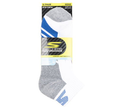 Skechers Best Price - 3 Pack Men's Half Terry Quarter Crew Socks