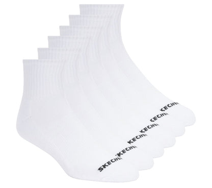 Skechers Smart Buy - 6 Pack Core Quarter Large Socks