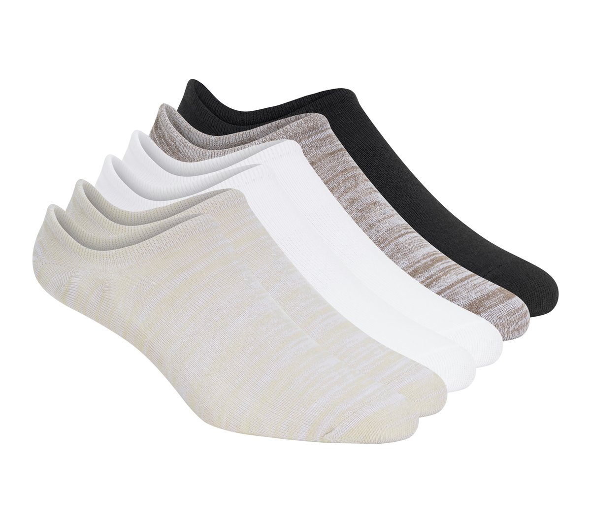 Skechers Great Value - 6 Pack Men's Sneaker Liner Socks