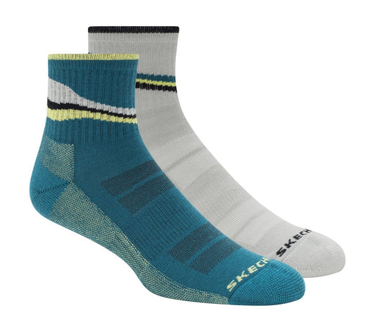 Skechers Everyday - 2 Pack Men's Quarter Trail Socks