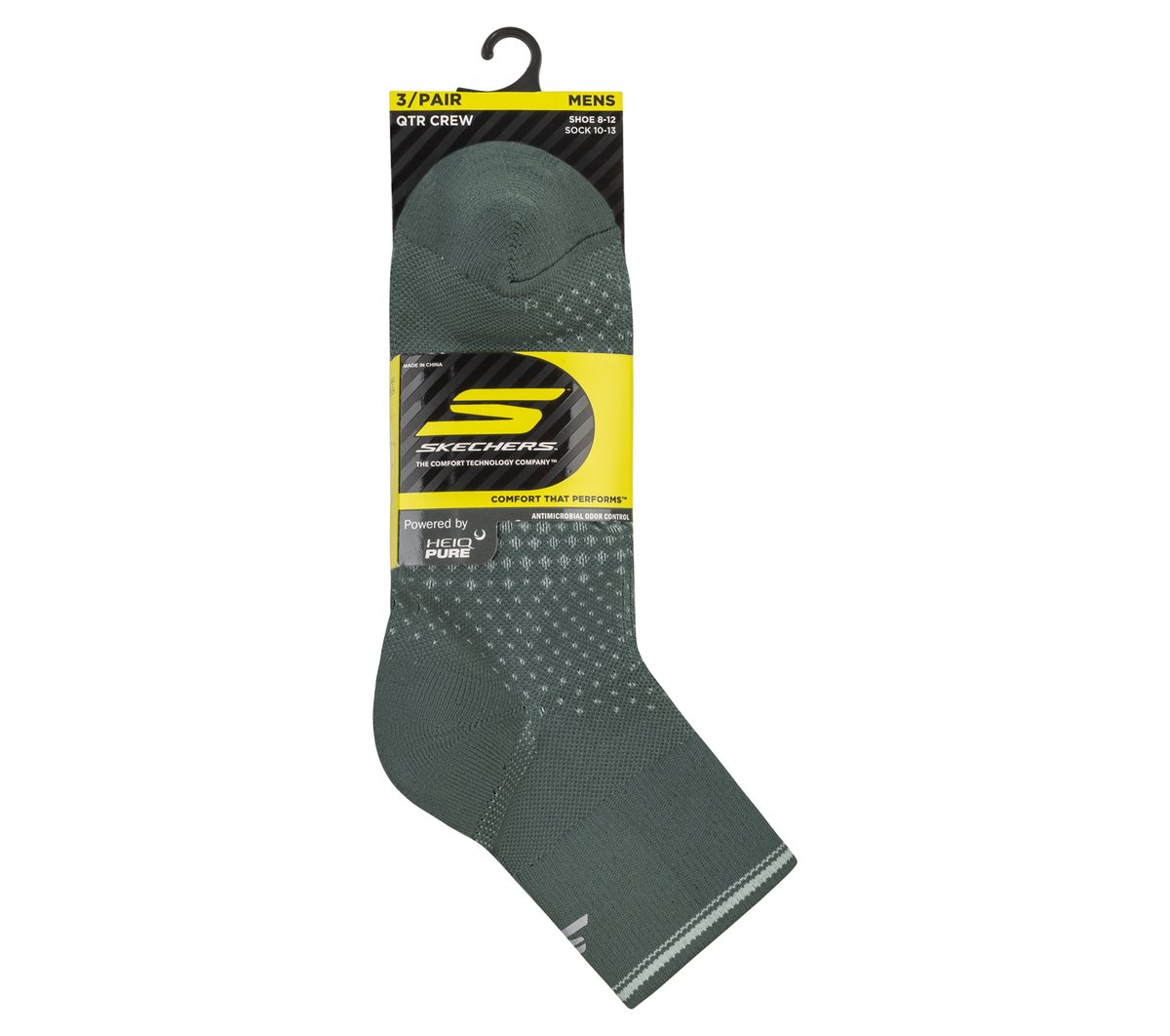 Skechers Everyday - 3 Pack Men's Performance Running Quarter Socks