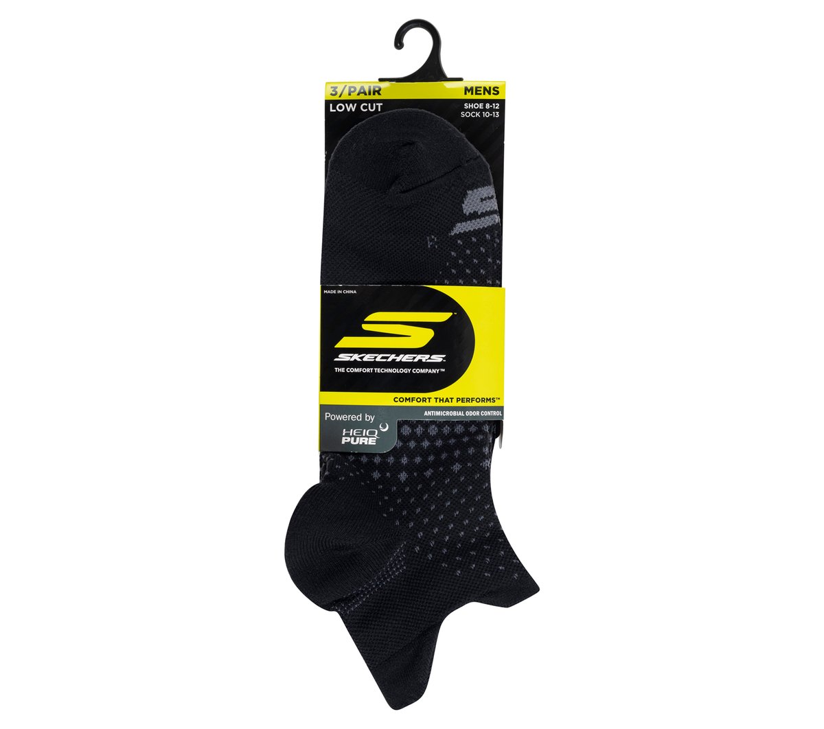 Skechers Recommended - 3 Pack Men's Low Cut Socks
